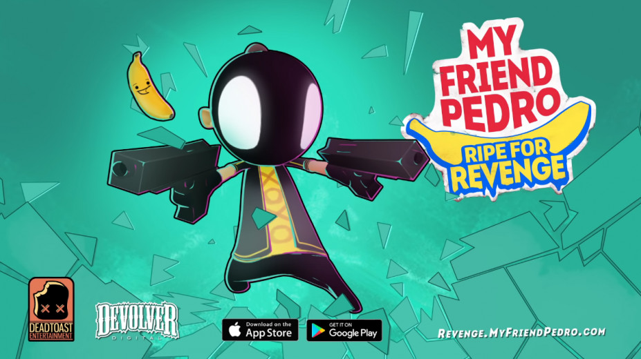 手游《My Friend Pedro: Ripe for Revenge》正式公布，预定将在 8 月 5 日登陆 iOS / Android 平台。